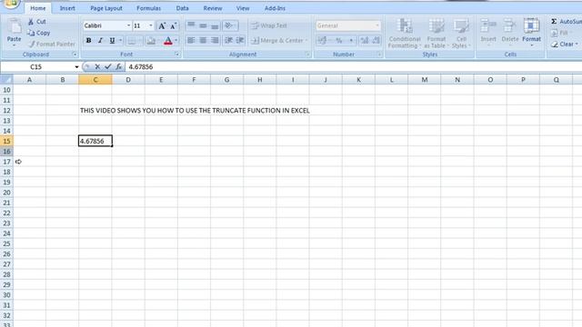 How to use the TRUNCATE Function in MS Excel смотреть онлайн
