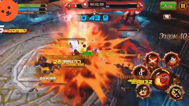 Mobile game. Kritika: The White Knights. Tower of Tribulation. Floor 40. Berserker смотреть онлайн