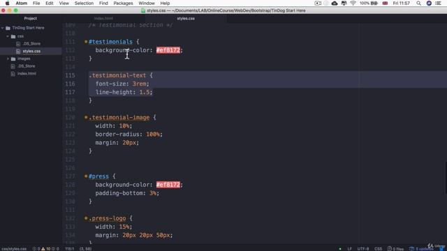 Day 58 - Web Foundation Bootstrap - 30. Completing The Website