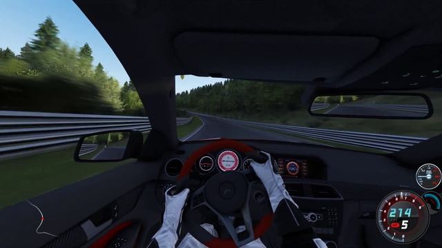 MERCEDES C63 AMG BLACK SERIES 710HP ON NURBURGRING NORDSCHLEIFE - ASSETTO CORSA смотреть онлайн