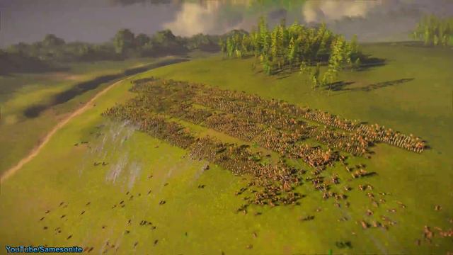 2000 Cavalry vs 8000 Archers Three Kingdoms Total War смотреть онлайн