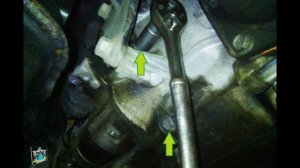 Снятие стартера - Hyundai Santa Fe 2.7i