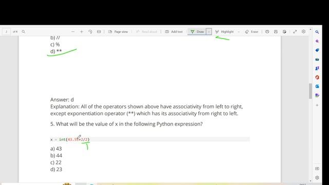 Top 10 Python MCQ on Precedence and Associativity Part 1 смотреть онлайн