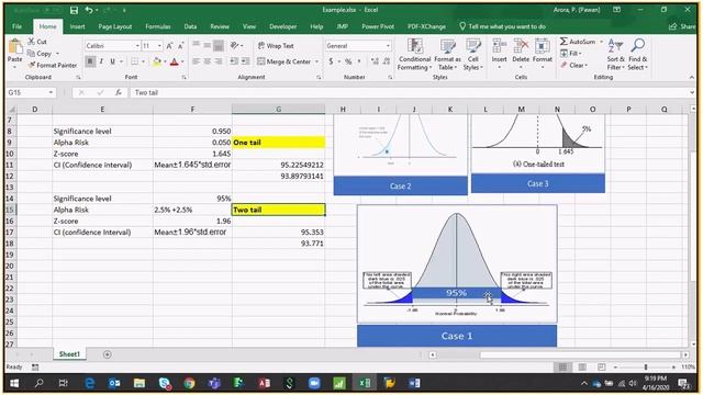 Lean Six Sigma, Standard Error and Confidence interval using Excel and Minitab смотреть онлайн