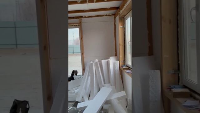 баня из лего кирпича. утепление. 15 см ППС-10.