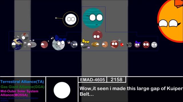 Alternative Future of Solar System(AFOSS) S2 ep15: 3 Planet Union смотреть онлайн