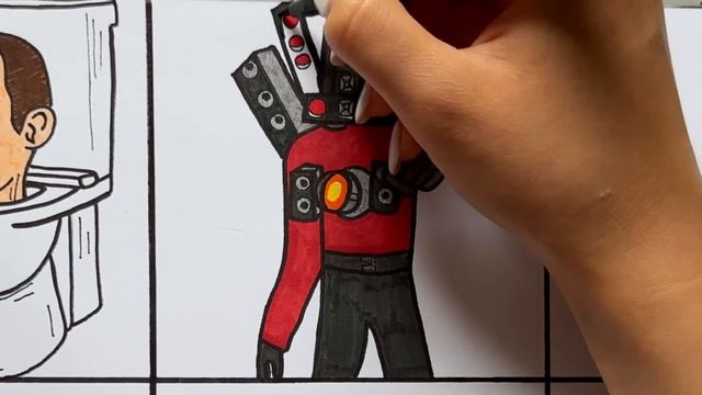 DRAWING SKIBIDI TOILET ?? ALL MAN | Skibidi Toilet Drawing Tutorial смотреть онлайн