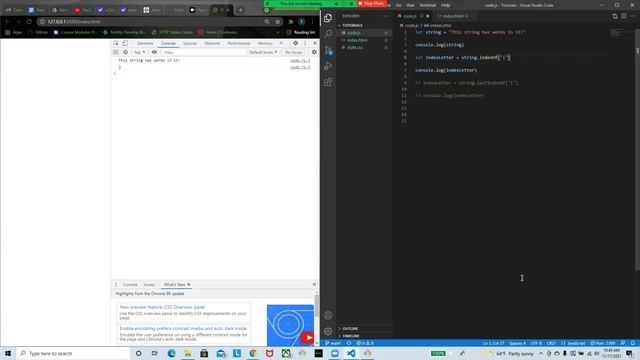 Taking a look at indexOf() and lastIndexOf(). JavaScript Tutorial смотреть онлайн