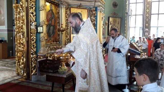 освящение плодов в праздник Преображения Господня
