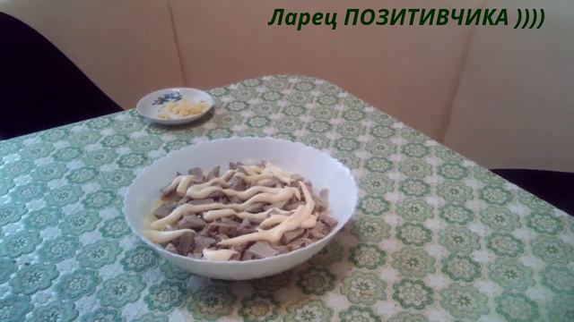 Салат. Праздничный салат. Салат "сугробы" смотреть онлайн