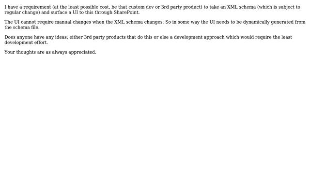 Sharepoint: Surface XML schema as UI in SharePoint 2010 смотреть онлайн