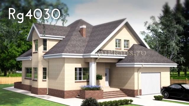 Проекты кирпичных домов RuPlans. Топ-20 смотреть онлайн