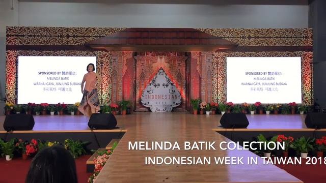 INDONESIAN WEEK Taiwan 2018 Melinda Batik Collection смотреть онлайн