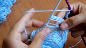 ШАРФИК НА ВИЛКЕ для начинающих Hairpin lace Crochet scarf