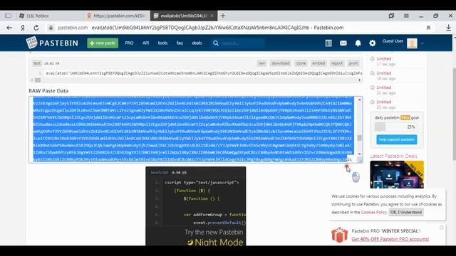 ПРОМОКОД НА РОБУКСЫ!Roblox смотреть онлайн