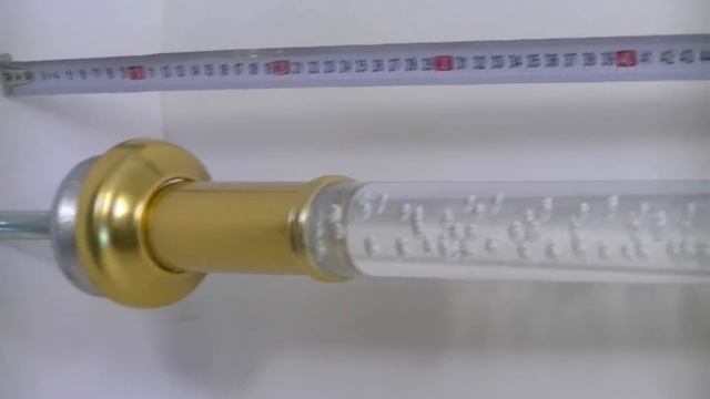 ПЕРИЛА.РФ, Стойка (голд) Ф40 мм., плексиглас прозрачный с пузырьками. смотреть онлайн