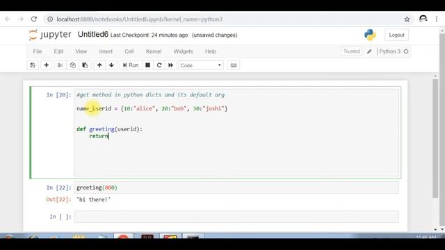 2 minute Programming in Python | Get Method using Dictionaries смотреть онлайн