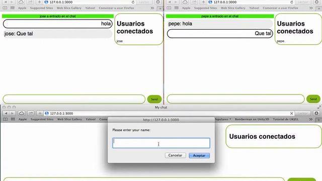 Chat con webSocket смотреть онлайн