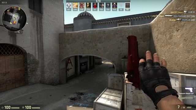 Counter Strike Global Offensive/ Desert Eagle|Crimson Web MW gameplay(4 holo unicorn sticker) смотреть онлайн