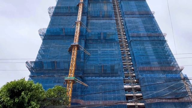 Vue Aston Condo update ~ ទិដ្ឋភាពការសាងសង់អគារខុនដូ Vue Aston #VueAston #kohnorea #bridge смотреть онлайн