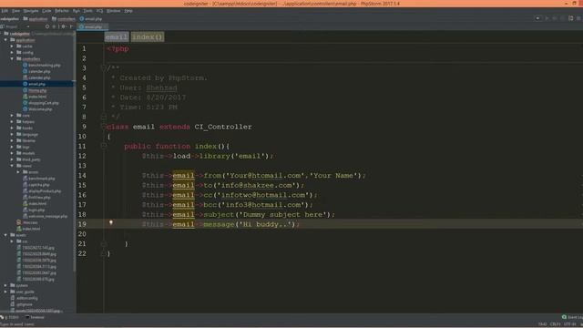 Email library in codeigniter смотреть онлайн