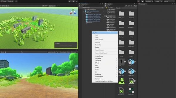 Как сделать оптимизацию игры в Unity 3D // Occlusion Culling