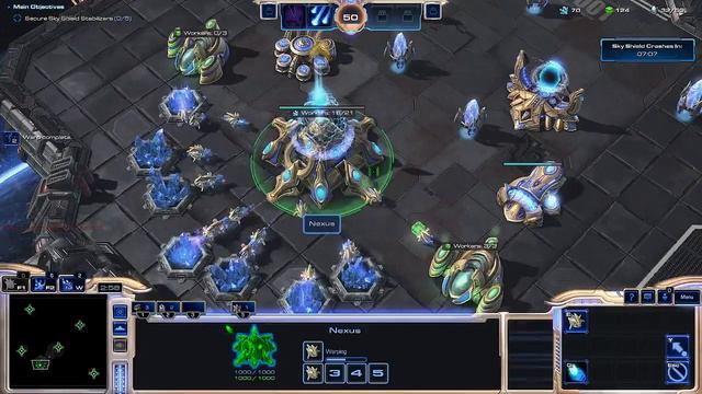StarCraft 2: Legacy of the Void - Main Campaign Playthrough Part 4 (Sky Shield, No Commentary) смотреть онлайн