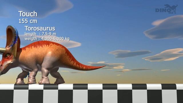 Size comparison land type Dinosaur смотреть онлайн