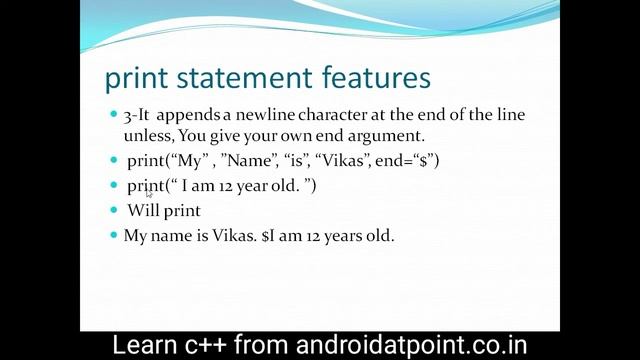 print() in python, how to print value in python using print(), features of print() смотреть онлайн