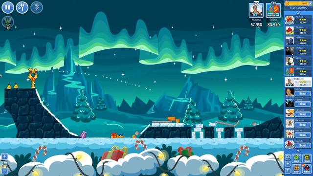 Angry Birds Friends Holiday Tournament I Week 82 Level 1 High Score 87k (PU + Golden Slingshot) (PC смотреть онлайн