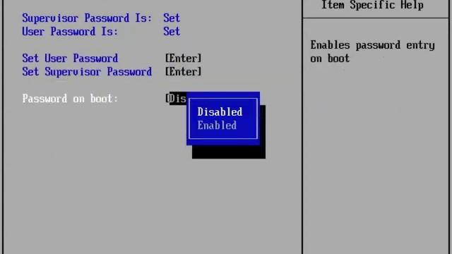 How to set up a BIOS password (Phoenix) смотреть онлайн