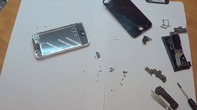 Замена дисплея на Iphone 4. Видео ремонта Айфона, обзор восстановления Iphone 4 смотреть онлайн