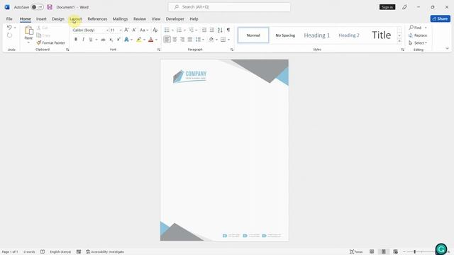 ✅ How to Insert Image Letterhead in MS Word 2019, 2021 смотреть онлайн