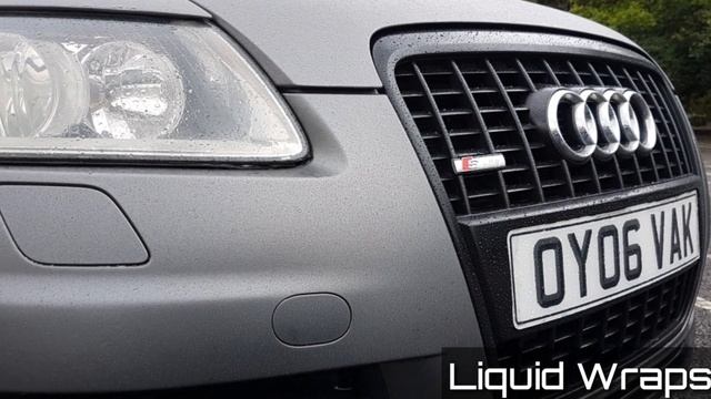 Liquid Wraps - Audi A6 Matte Grey Metallic Plasti Dip смотреть онлайн