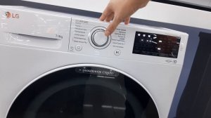 Washing machine with dryer LG F2J6HG7W all functions