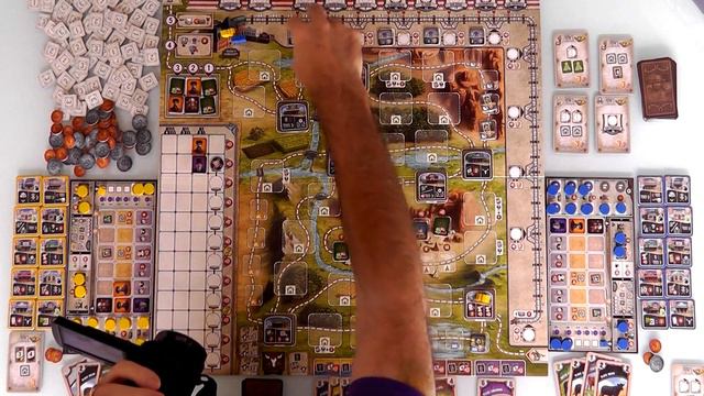 (static cam) Great Western Trail Gameplay Runthrough смотреть онлайн