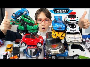 ТОБОТЫ новый челлендж! Строим башню из Тоботов. Атлон Магма 6, Детективы Галактики, Тритан и др.