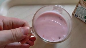 Йогурт питьевой со вкусом клюквы (Вкуснотеево)