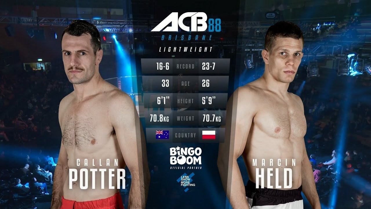 Каллан Поттер Vs. Марчин Хелд | Callan Potter Vs. Marcin Held | ACB 88