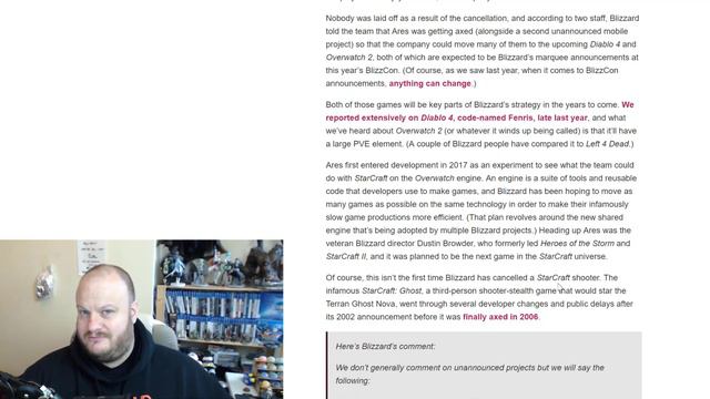 BLIZZARD Cancel STARCRAFT FPS to focus on DIABLO 4 & OVERWATCH 2!! смотреть онлайн