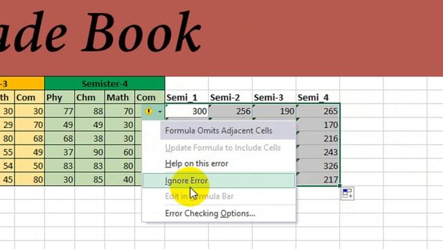 How To Make Grade Book In Excel In Hindi/Urdu смотреть онлайн