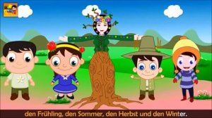 детская песня о временах года на немецком языке