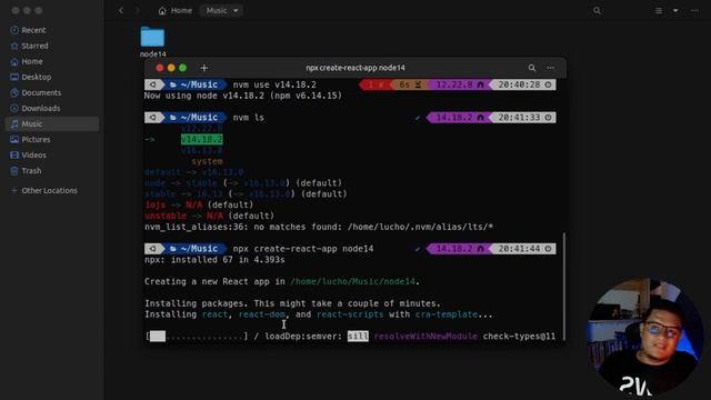 Como instalar tailwind css React - Ojo con las versiones de node - Luisito Habla смотреть онлайн