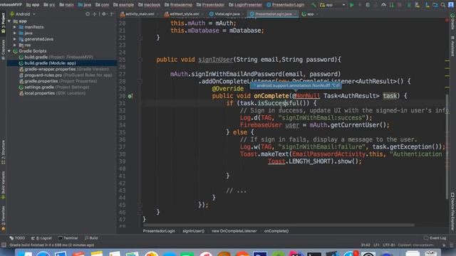 Arquitectura MVP con Firebase - Creando ventana de Login - Parte 1 смотреть онлайн