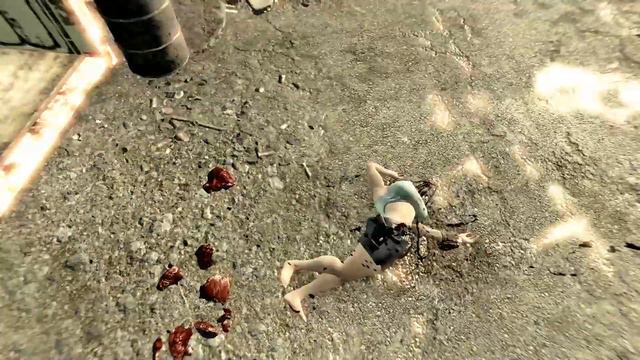 fallout 4 ryona 38 compilation raiders fight costume outfit mods video game смотреть онлайн