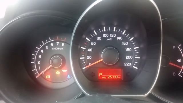 KIA Rio 1.6 A/T -27°C Cold Start смотреть онлайн