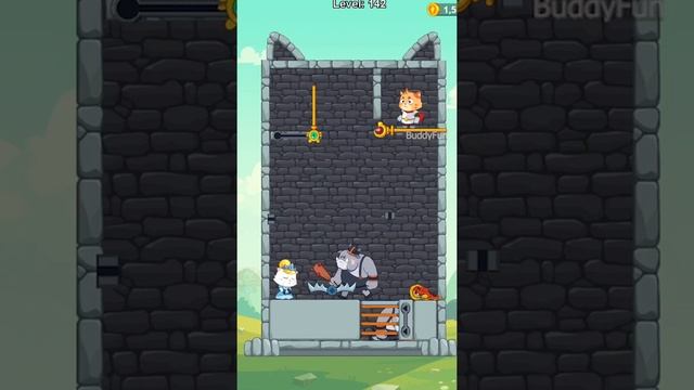 Rescue cat pin the pull | save the cat android, ios gameplay Part 14 смотреть онлайн