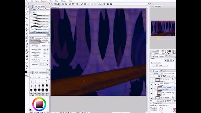 Undertale - Waterfall Bridge speedpaint смотреть онлайн