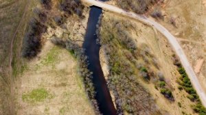 С высоты птичьего полета. Тверская область: Озерный, Ильятино, Березай. 4K video.