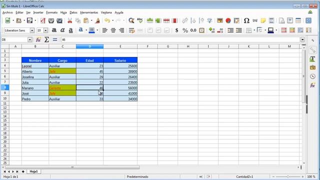Formato Condicional utilizando LibreOffice Calc смотреть онлайн